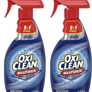 OxiClean Max Force 5 in 1 Power Laundry Stain Remover Spray, 12 oz - 2 PK